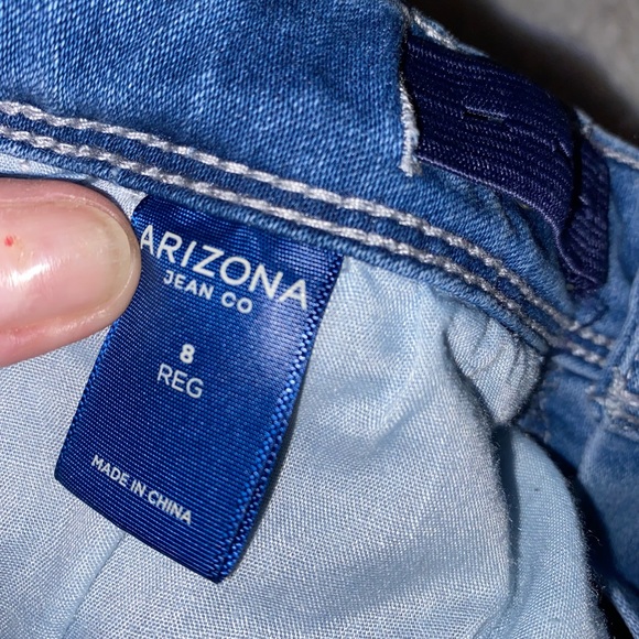 Girls Size 8 Jean Shorts Lot of 3 Arizona & VIGOSS - Picture 8 of 16